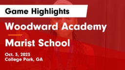 Woodward Academy vs Marist School Game Highlights - Oct. 3, 2023