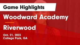 Woodward Academy vs Riverwood  Game Highlights - Oct. 21, 2023