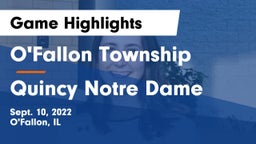 O'Fallon Township  vs Quincy Notre Dame Game Highlights - Sept. 10, 2022