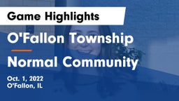 O'Fallon Township  vs Normal Community  Game Highlights - Oct. 1, 2022