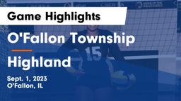 O'Fallon Township  vs Highland  Game Highlights - Sept. 1, 2023
