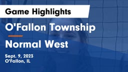 O'Fallon Township  vs Normal West  Game Highlights - Sept. 9, 2023