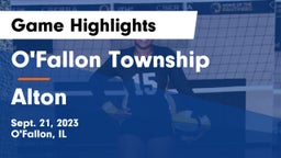 O'Fallon Township  vs Alton  Game Highlights - Sept. 21, 2023