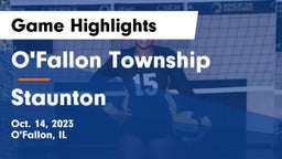 O'Fallon Township  vs Staunton  Game Highlights - Oct. 14, 2023