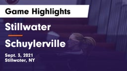 Stillwater  vs Schuylerville  Game Highlights - Sept. 3, 2021