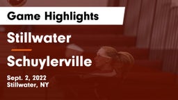 Stillwater  vs Schuylerville Game Highlights - Sept. 2, 2022