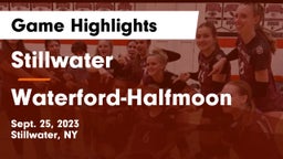 Stillwater  vs Waterford-Halfmoon  Game Highlights - Sept. 25, 2023