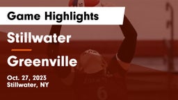 Stillwater  vs Greenville  Game Highlights - Oct. 27, 2023