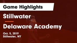 Stillwater  vs Delaware Academy  Game Highlights - Oct. 5, 2019