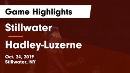 Stillwater  vs Hadley-Luzerne Game Highlights - Oct. 24, 2019