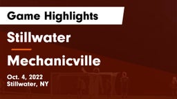 Stillwater  vs Mechanicville  Game Highlights - Oct. 4, 2022