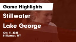 Stillwater  vs Lake George  Game Highlights - Oct. 5, 2023