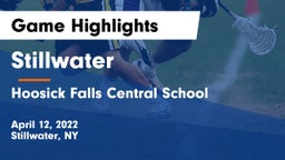 Stillwater  vs Hoosick Falls Central School Game Highlights - April 12, 2022