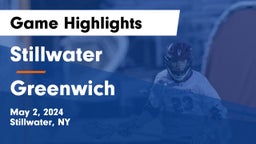 Stillwater  vs Greenwich  Game Highlights - May 2, 2024