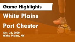 White Plains  vs Port Chester Game Highlights - Oct. 21, 2020