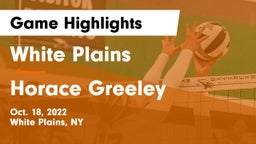 White Plains  vs Horace Greeley  Game Highlights - Oct. 18, 2022