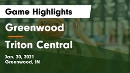 Greenwood  vs Triton Central  Game Highlights - Jan. 20, 2021