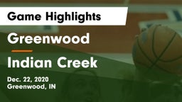 Greenwood  vs Indian Creek  Game Highlights - Dec. 22, 2020