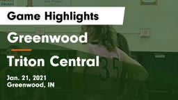 Greenwood  vs Triton Central Game Highlights - Jan. 21, 2021