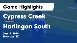 Cypress Creek  vs Harlingen South  Game Highlights - Jan. 5, 2024