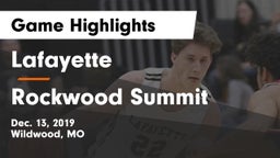 Lafayette  vs Rockwood Summit  Game Highlights - Dec. 13, 2019