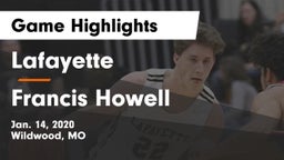 Lafayette  vs Francis Howell  Game Highlights - Jan. 14, 2020