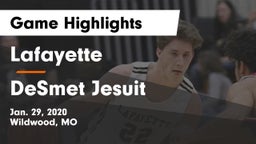 Lafayette  vs DeSmet Jesuit  Game Highlights - Jan. 29, 2020