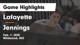 Lafayette  vs Jennings  Game Highlights - Feb. 7, 2020