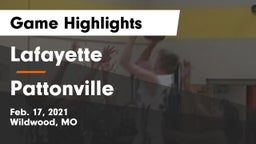 Lafayette  vs Pattonville  Game Highlights - Feb. 17, 2021