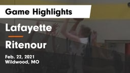 Lafayette  vs Ritenour  Game Highlights - Feb. 22, 2021