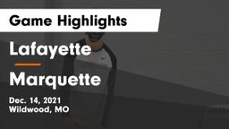 Lafayette  vs Marquette Game Highlights - Dec. 14, 2021