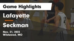 Lafayette  vs Seckman  Game Highlights - Nov. 21, 2023