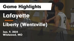 Lafayette  vs Liberty (Wentzville)  Game Highlights - Jan. 9, 2024