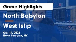 North Babylon  vs West Islip  Game Highlights - Oct. 14, 2022