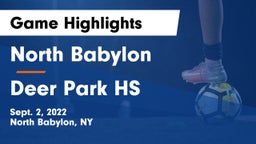 North Babylon  vs Deer Park HS Game Highlights - Sept. 2, 2022