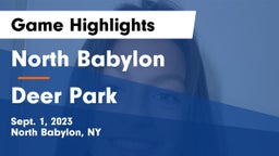 North Babylon  vs Deer Park  Game Highlights - Sept. 1, 2023