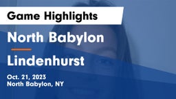 North Babylon  vs Lindenhurst  Game Highlights - Oct. 21, 2023