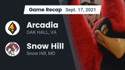 Recap: Arcadia   vs. Snow Hill  2021