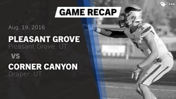 Recap: Pleasant Grove  vs. Corner Canyon  2016
