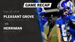 Recap: Pleasant Grove  vs. Herriman  2016