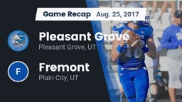 Recap: Pleasant Grove  vs. Fremont  2017