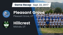 Recap: Pleasant Grove  vs. Hillcrest   2017