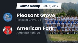 Recap: Pleasant Grove  vs. American Fork  2017