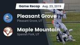 Recap: Pleasant Grove  vs. Maple Mountain  2019