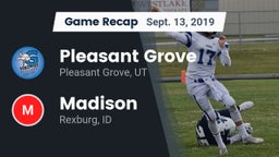Recap: Pleasant Grove  vs. Madison  2019