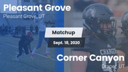 Matchup: Pleasant Grove High vs. Corner Canyon  2020