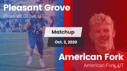 Matchup: Pleasant Grove High vs. American Fork  2020