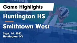 Huntington HS vs Smithtown West  Game Highlights - Sept. 14, 2022