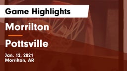 Morrilton  vs Pottsville  Game Highlights - Jan. 12, 2021