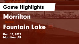 Morrilton  vs Fountain Lake  Game Highlights - Dec. 13, 2022